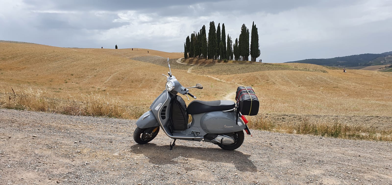 Our GTS 300cc Supertech crossing Crete Senesi